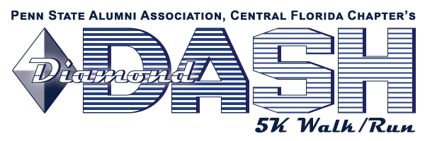 PSAA Central Florida Chapter's Diamond Dash 5K Logo